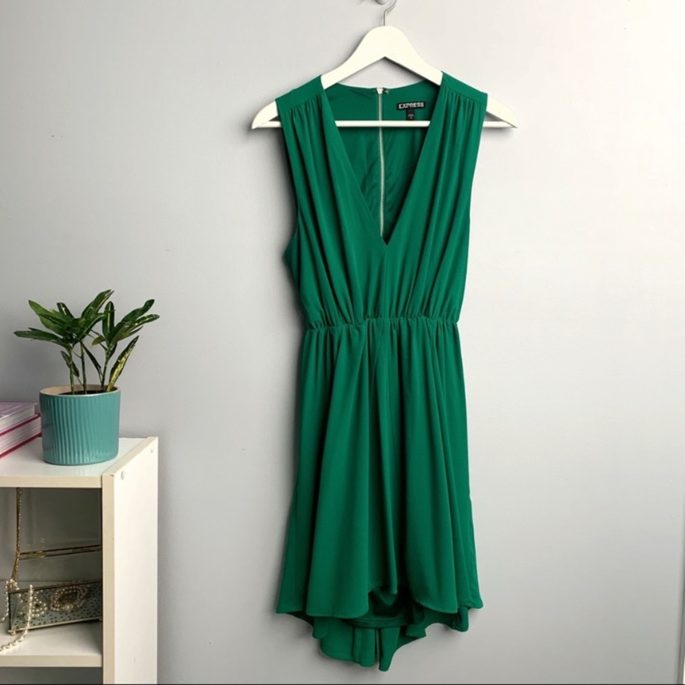 Express open back sheath dress